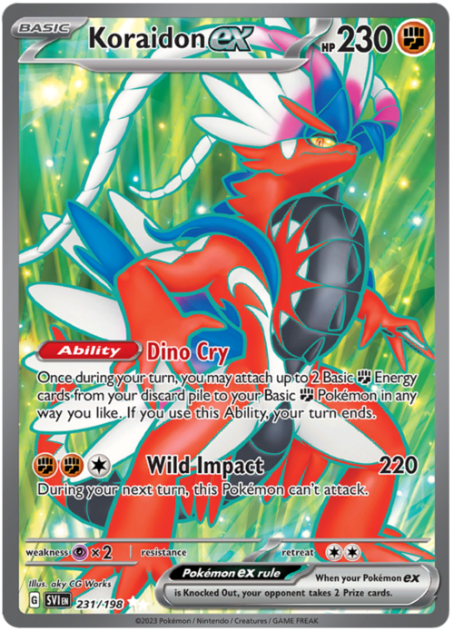 Koraidon ex Card Front