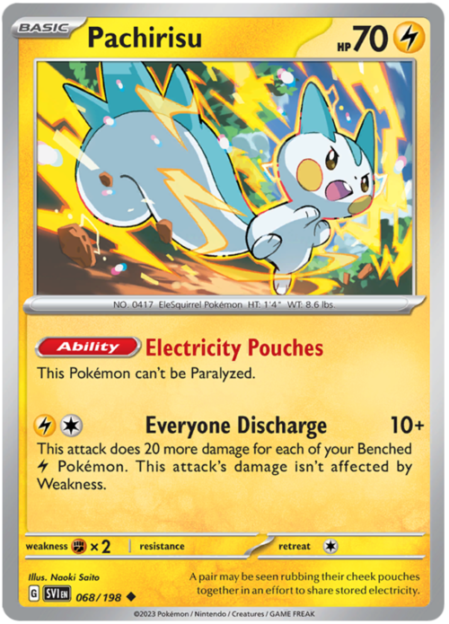 Pachirisu Card Front