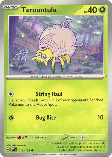 Tarountula Card Front