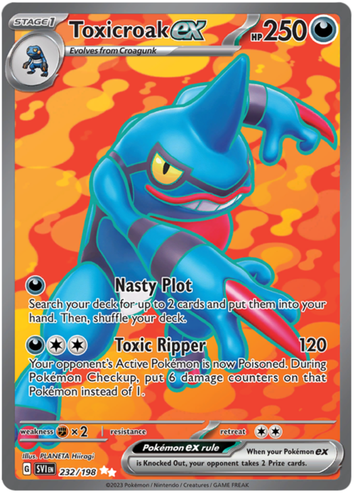 Toxicroak ex Card Front