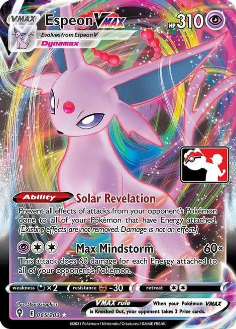 Espeon VMAX Card Front