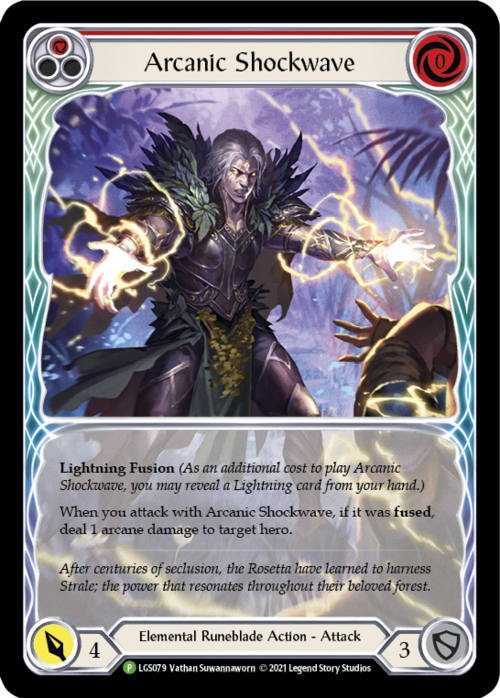 Arcanic Shockwave - Red Card Front