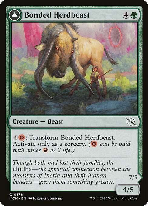 Bonded Herdbeast // Plated Kilnbeast Card Front