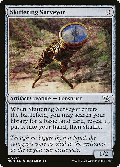 Skittering Surveyor Card Front