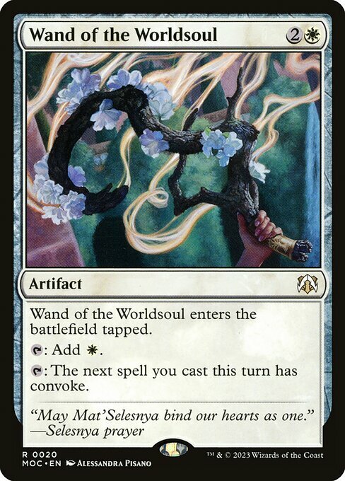 Wand of the Worldsoul Card Front