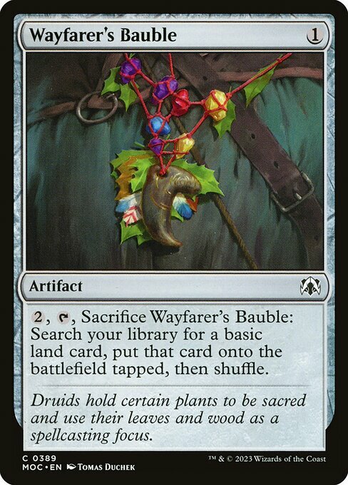 Wayfarer's Bauble Card Front