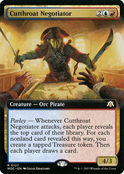 Cutthroat Negotiator Card Front