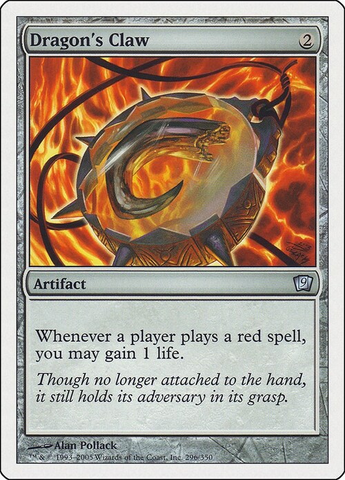 Dragon's Claw Card Front