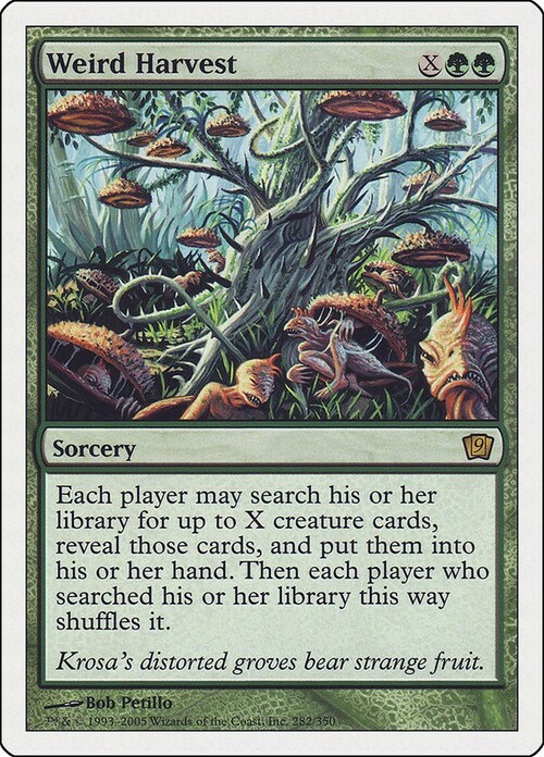 Weird Harvest Card Front