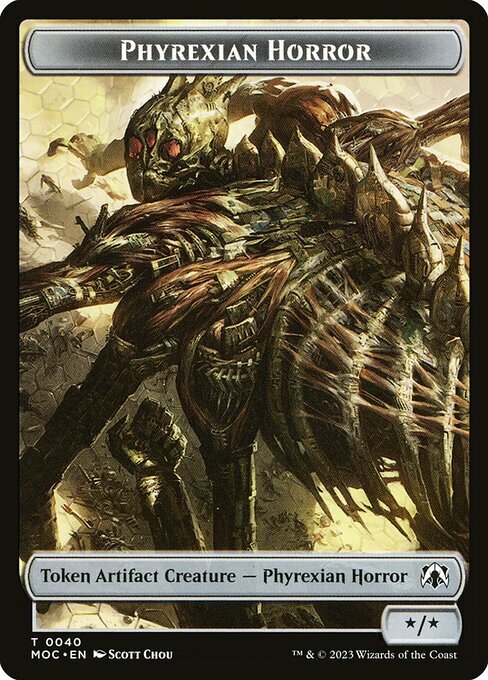 Phyrexian Horror Card Front