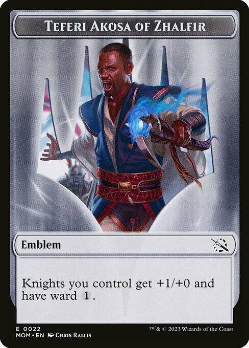 Teferi Akosa of Zhalfir Emblem Card Front