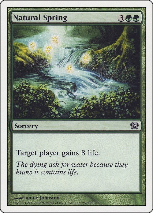 Natural Spring Card Front