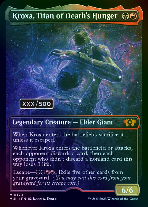 Kroxa, Titan of Death's Hunger Card Front