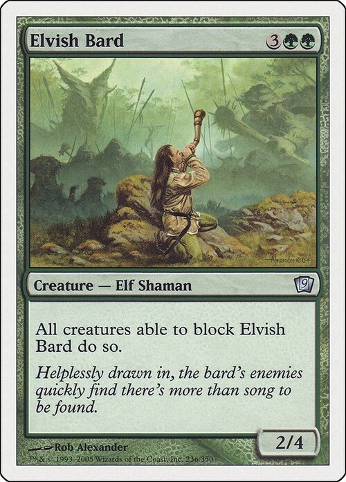 Elvish Bard Card Front