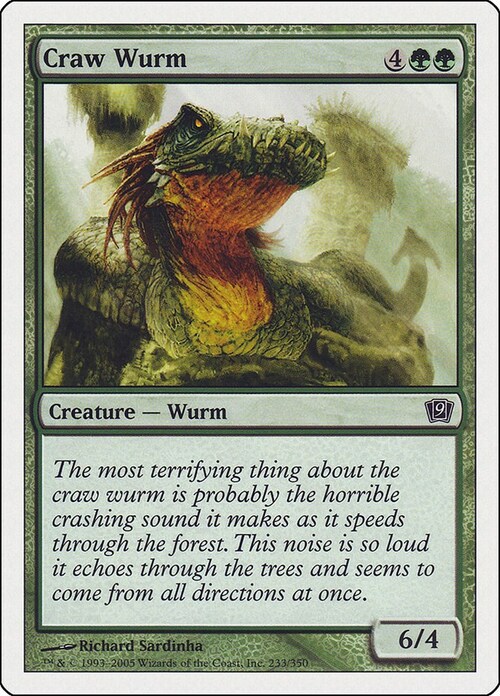 Craw Wurm Card Front