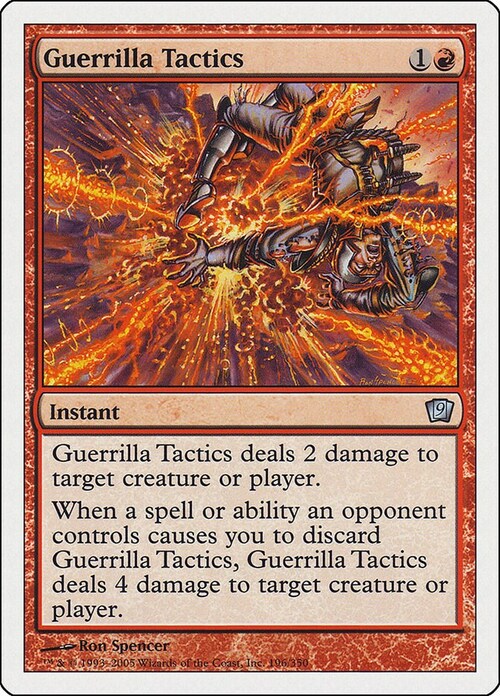 Guerrilla Tactics Card Front