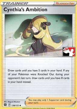 Cynthia's Ambition Card Front