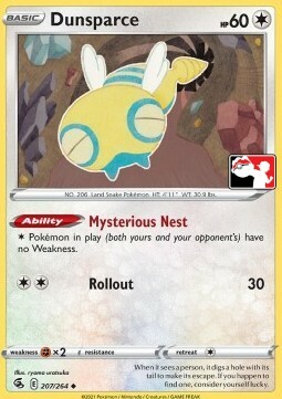 Dunsparce Card Front