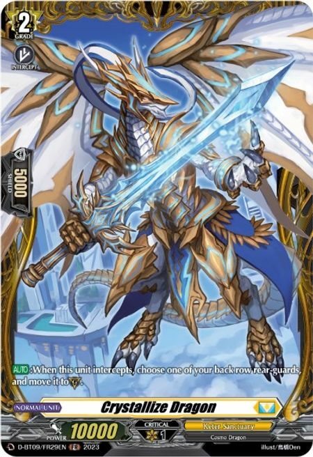 Crystallize Dragon Card Front