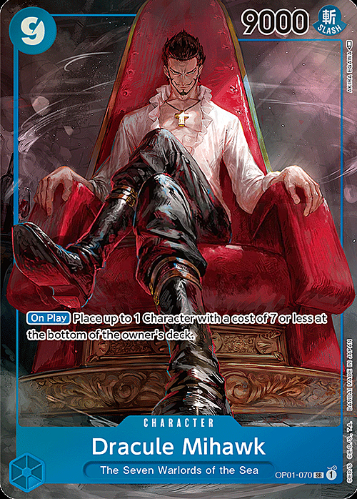 Dracule Mihawk Card Front