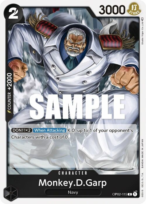 Monkey.D.Garp Card Front