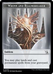 Wrenn and Realmbreaker Emblem // Phyrexian Myr