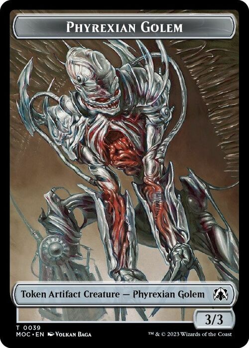 Phyrexian Golem // Construct Card Front