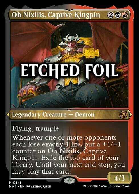 Ob Nixilis, Captive Kingpin Card Front