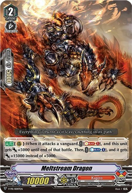 Meltstream Dragon Card Front