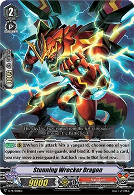 Stunning Wrecker Dragon Card Front