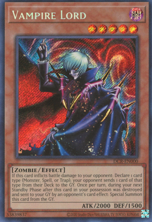 Vampire Lord Card Front