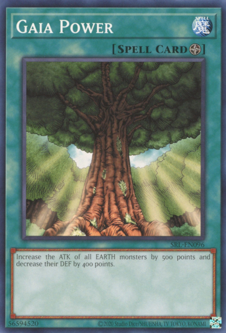 Gaia Power Card Front