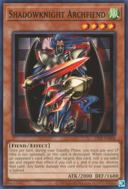 Shadowknight Archfiend Card Front