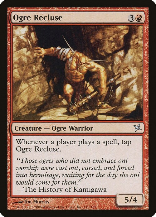 Ogre Recluse Card Front