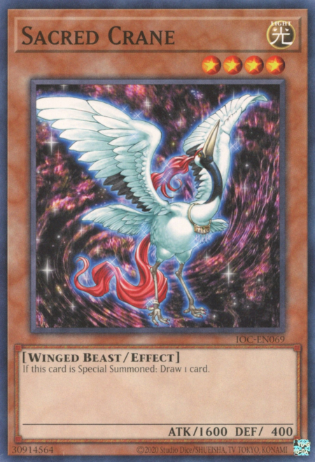 Sacred Crane Card Front