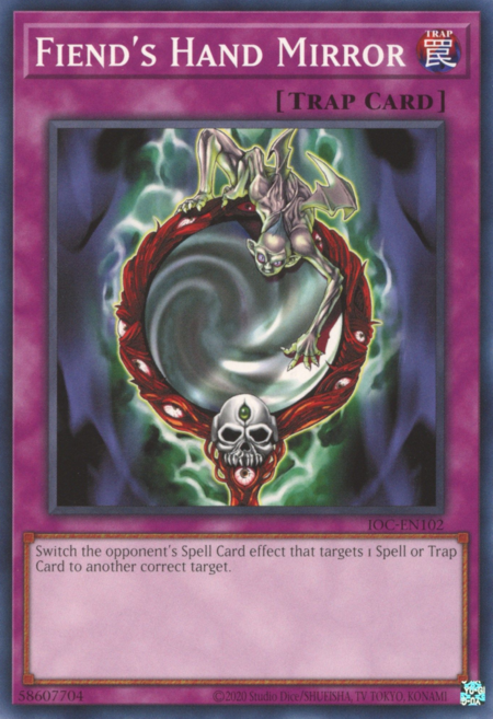 Fiend's Hand Mirror Card Front