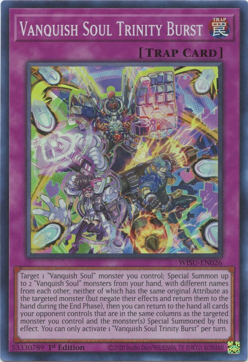 Vanquish Soul Trinity Burst Card Front