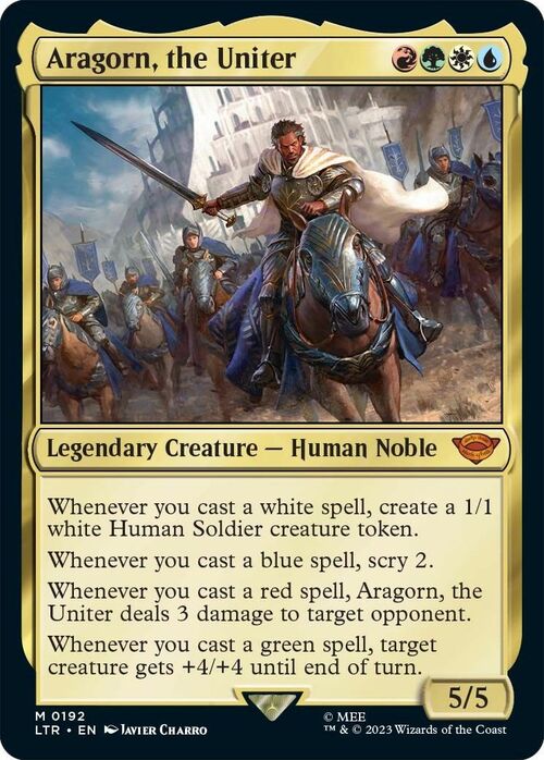 Aragorn, the Uniter Card Front