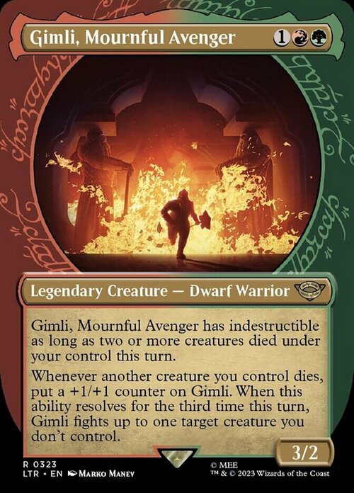 Gimli, Mournful Avenger Card Front