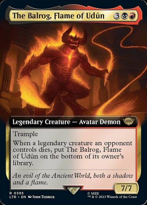 The Balrog, Flame of Udûn Card Front