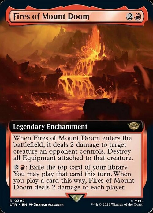 Fires of Mount Doom Card Front