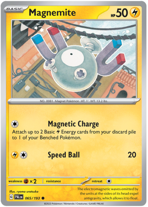 Magnemite Card Front