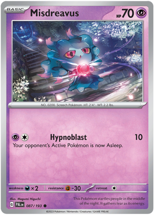 Misdreavus Card Front