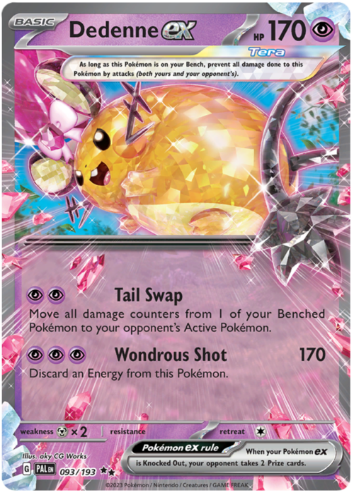 Dedenne ex Card Front