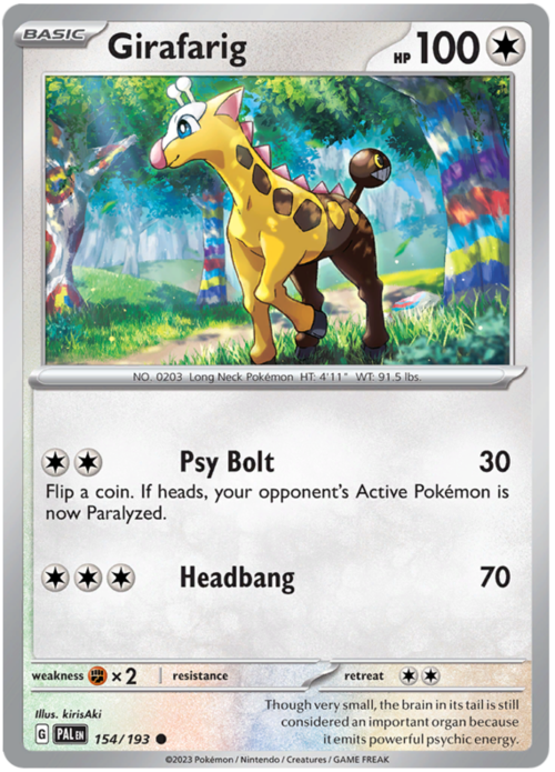 Girafarig Card Front