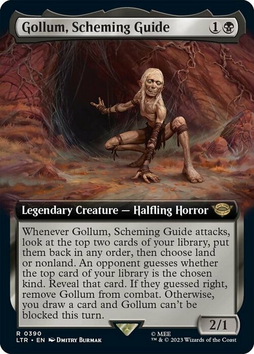 Gollum, Scheming Guide Card Front