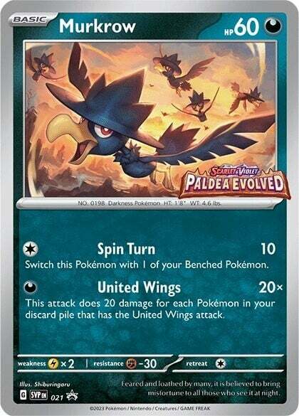 Murkrow Card Front