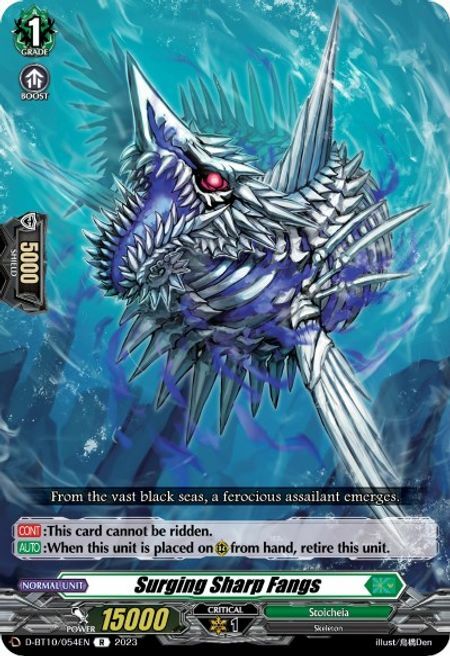 Surging Sharp Fangs Card Front