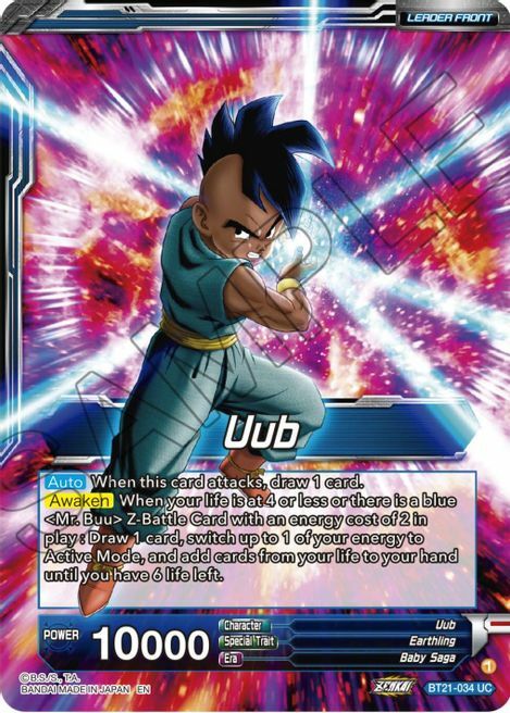 Uub // Uub & Mr. Buu, Resonating Spirits Card Front