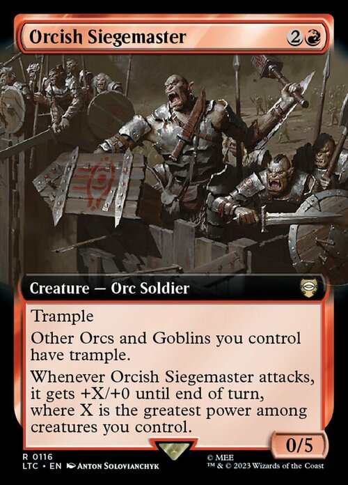 Orcish Siegemaster Card Front